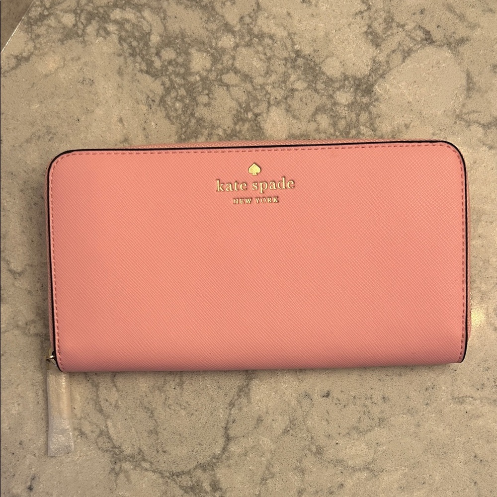Kate Spade Blush Pink Zip Wallet